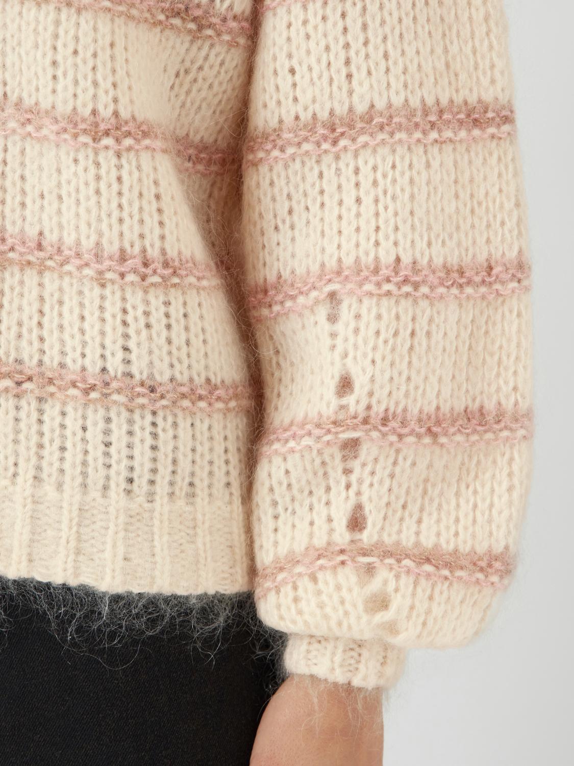 Yaschima Ls Wool Blend Knit Pullover