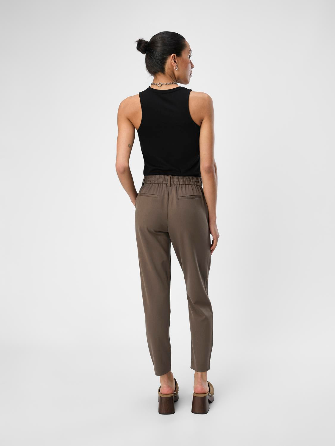 Lisa Slim Pant - Morel