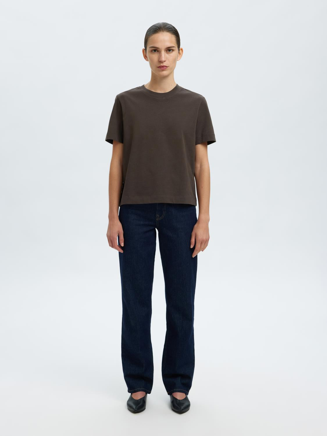 Slfessential ss boxy tee