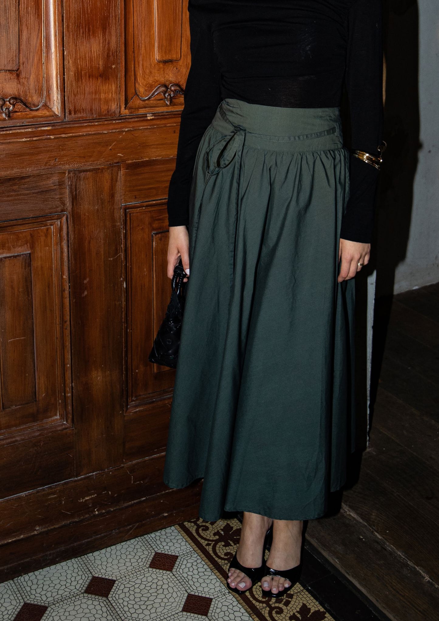 Astrid Skirt Moss Green