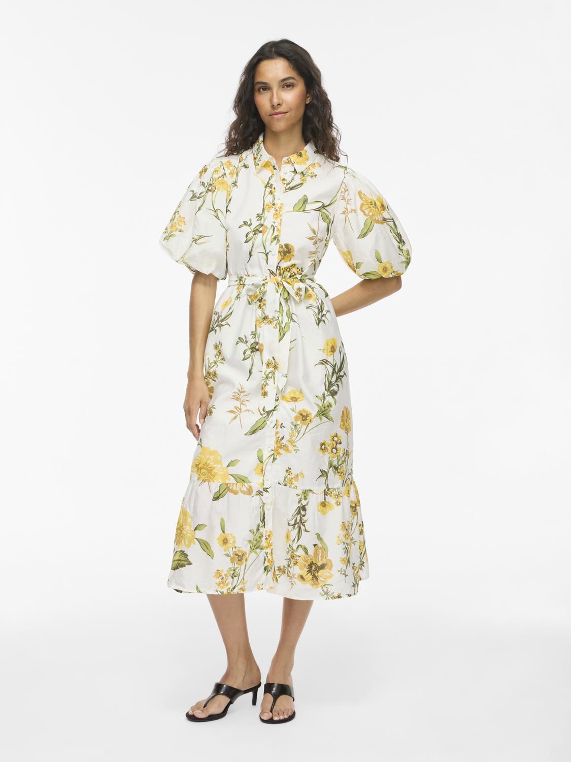 Vialinia Sol 2/4 Midi Shirt Dress/ln