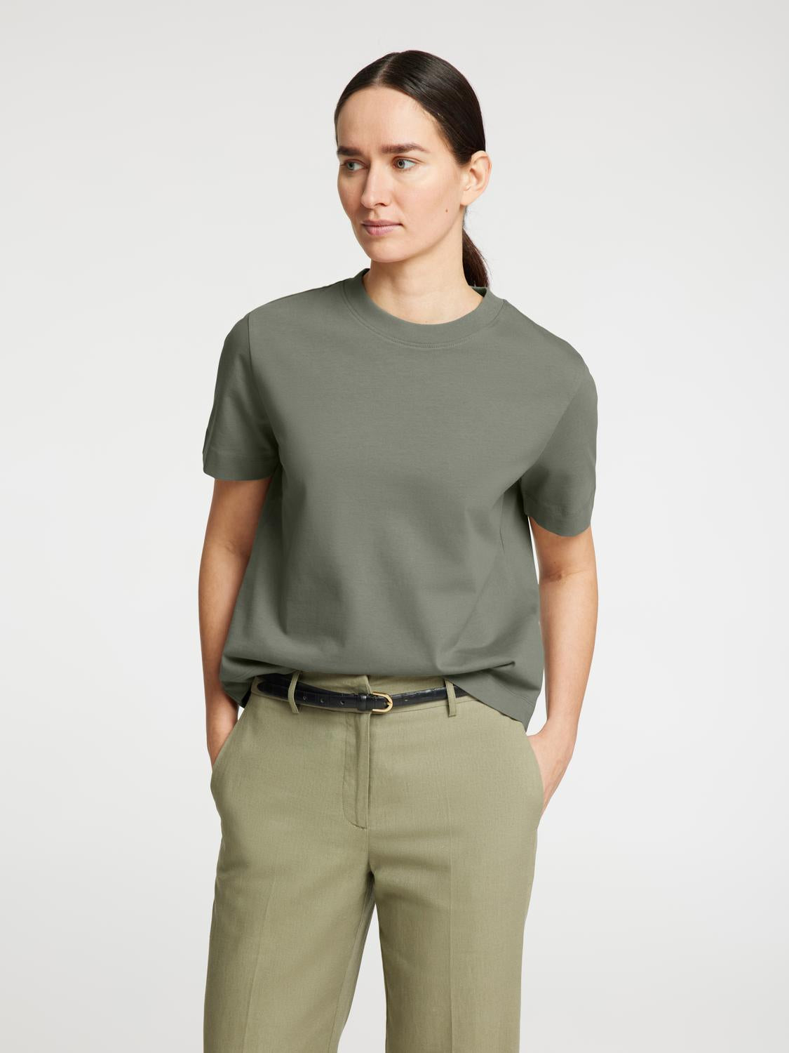 Essential ss boxy tee