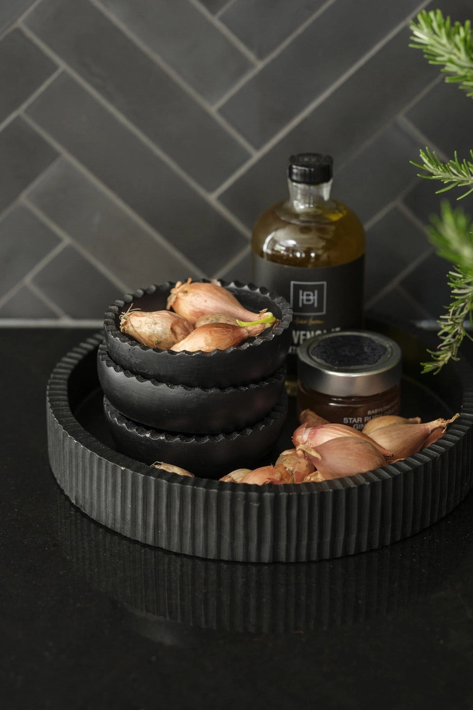 Treskåler Lesotho 3pk d13cm