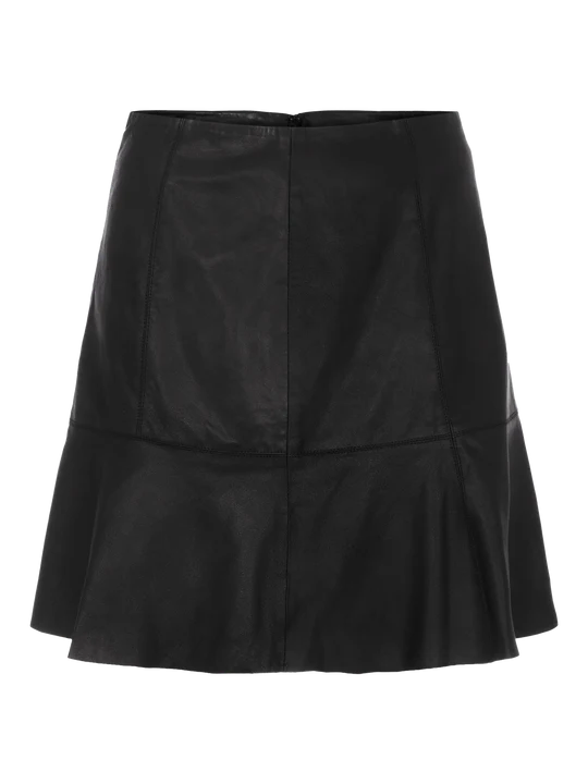 Yascolly leather skirt