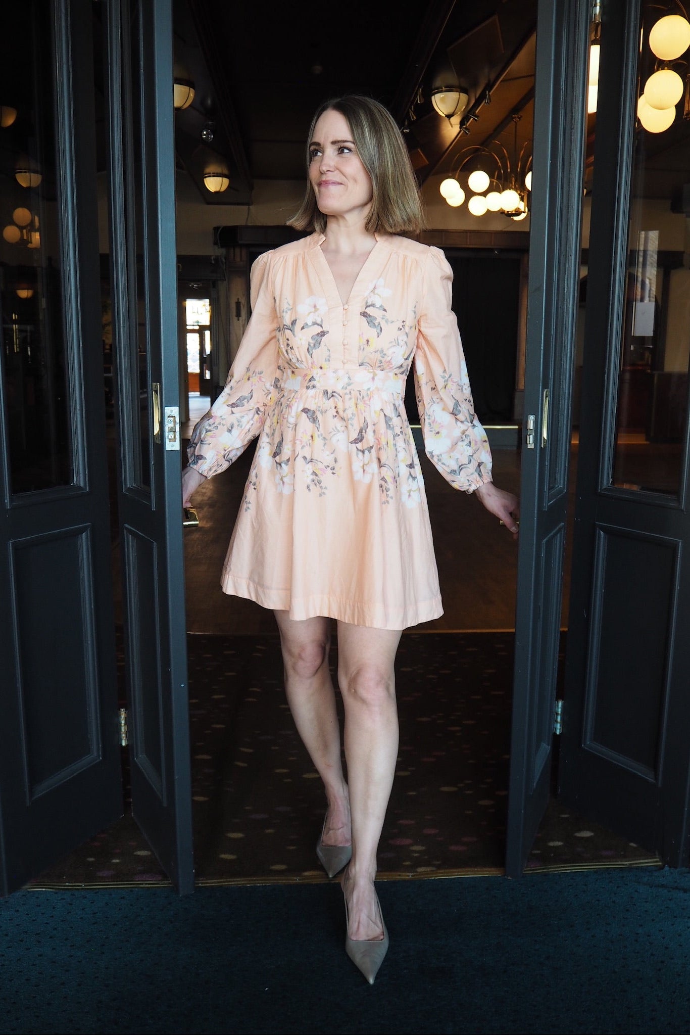 Vizanila Gil L/s Short Dress/dc/ln/1