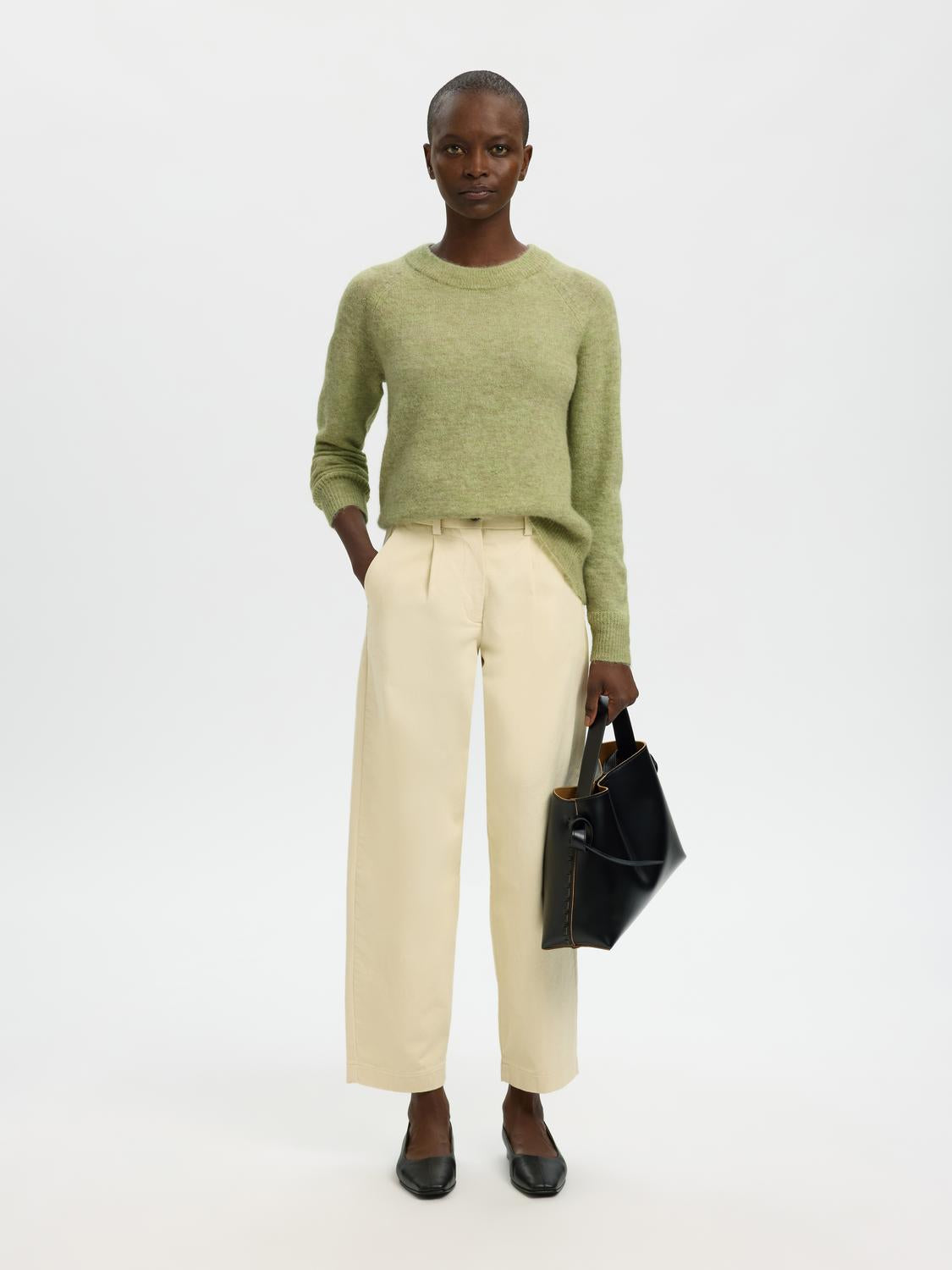 Slwlulu Ls Knit O-Neck Noos