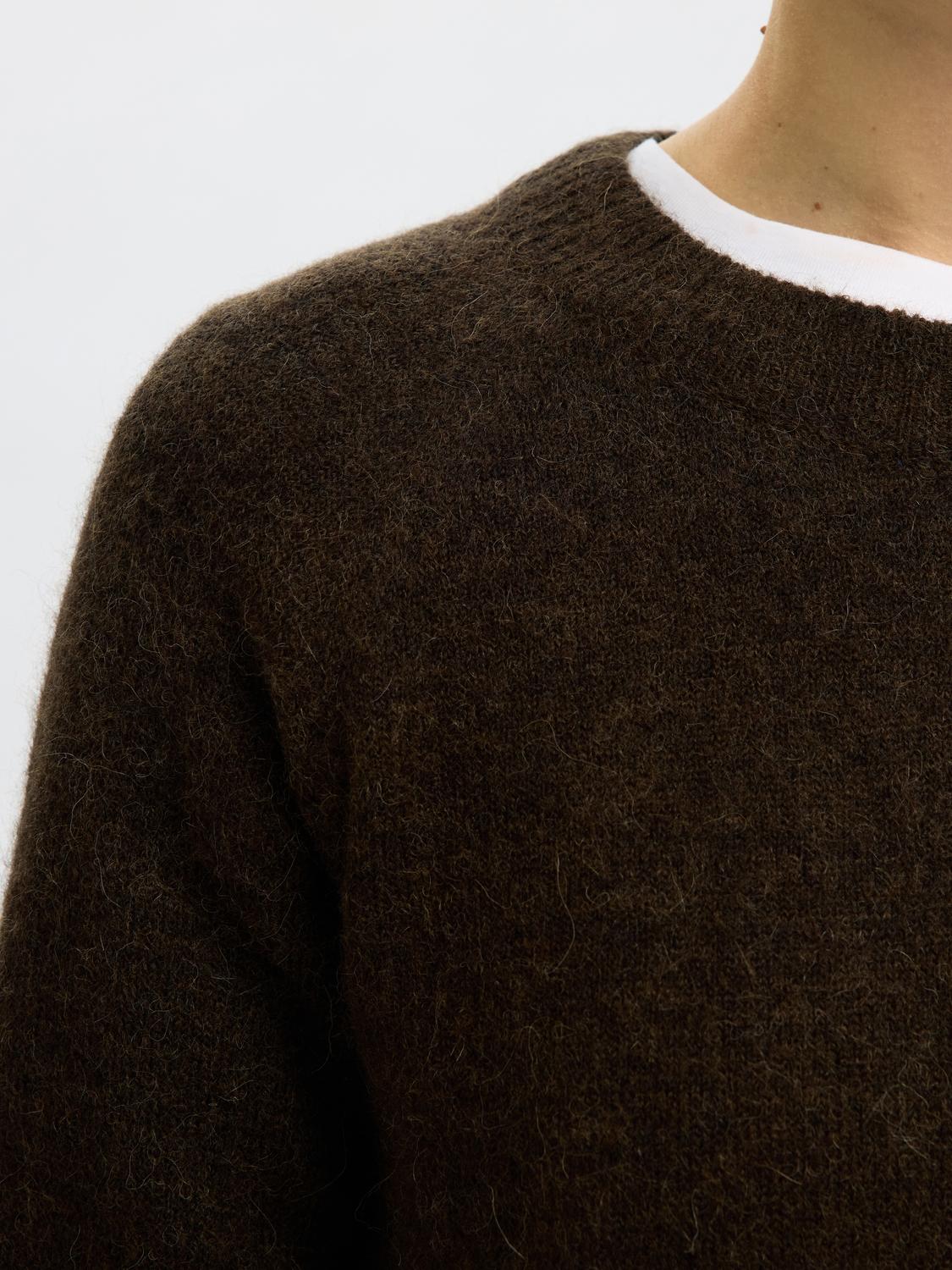 Slflulu Ls Knit O-Neck Noos