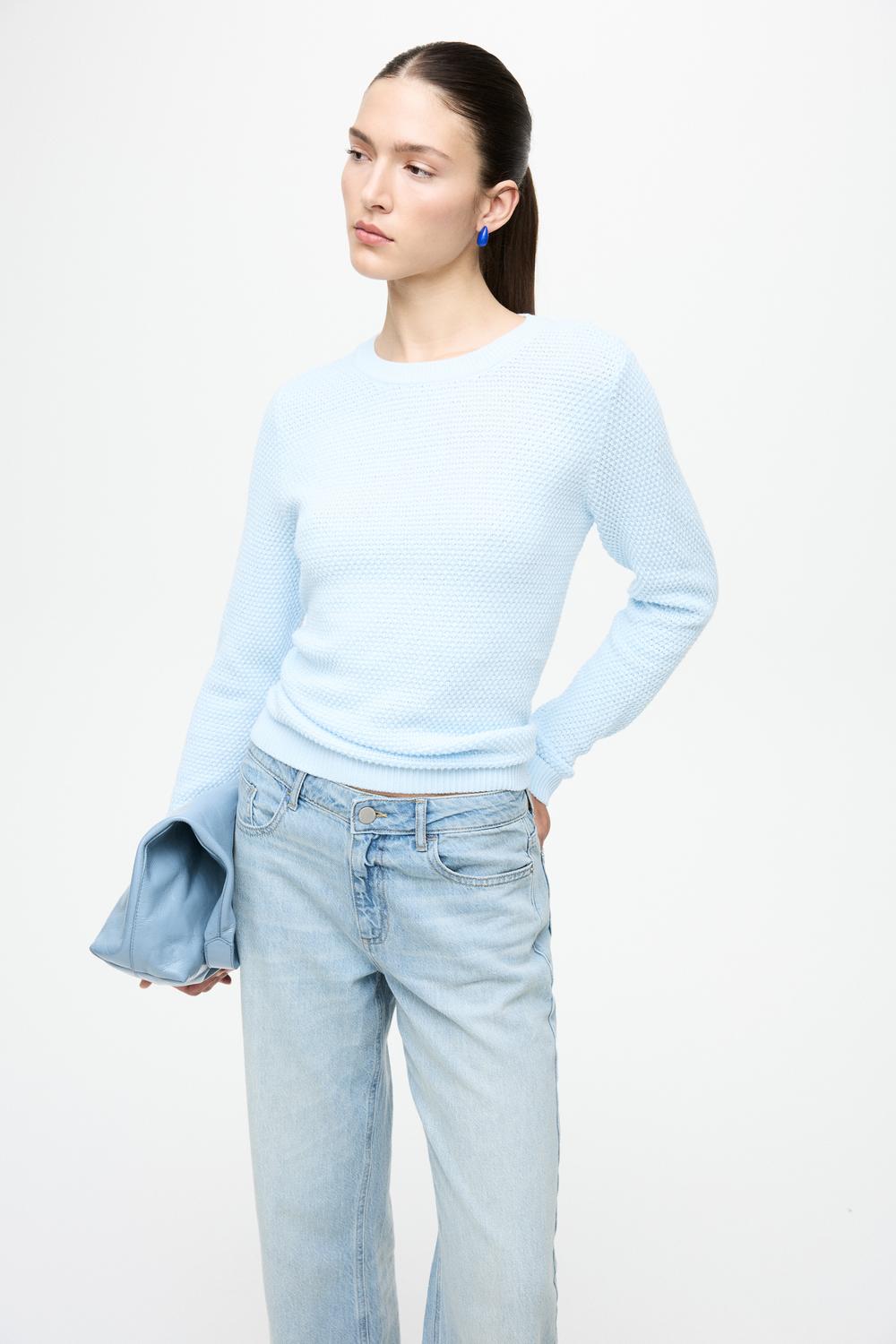 Vidalo O-Neck L/s Knit Top- Noos