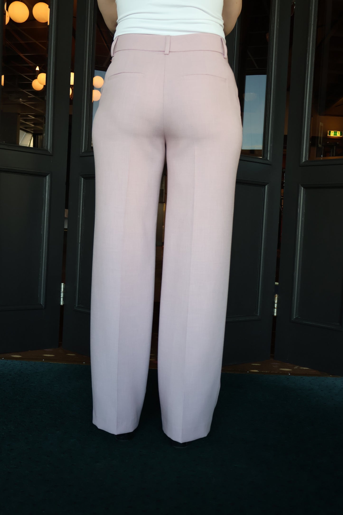Slfrita Mw Wide Pant Mel Noos