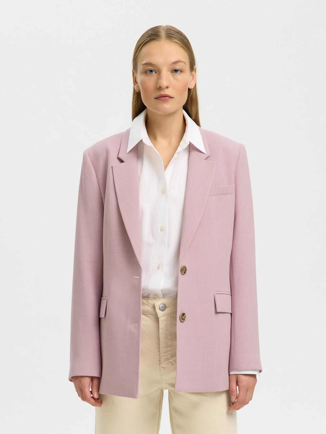 Slwrita Ls Classic Blazer Mel Noos