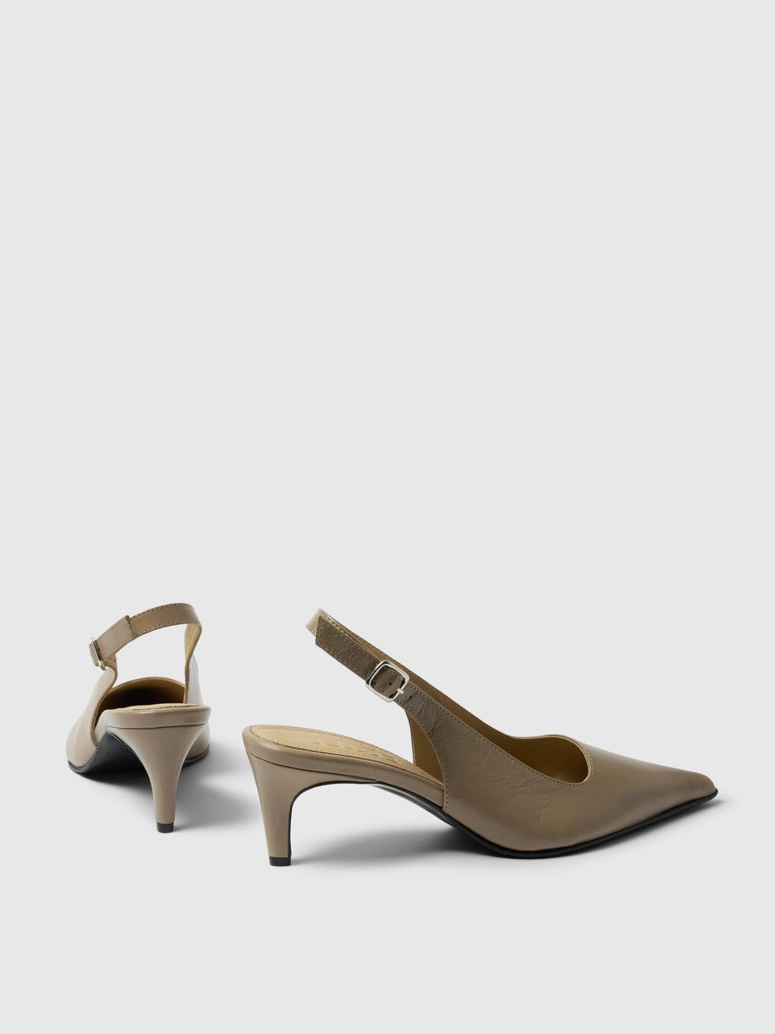 Slfisla Leather Pointy Slingback