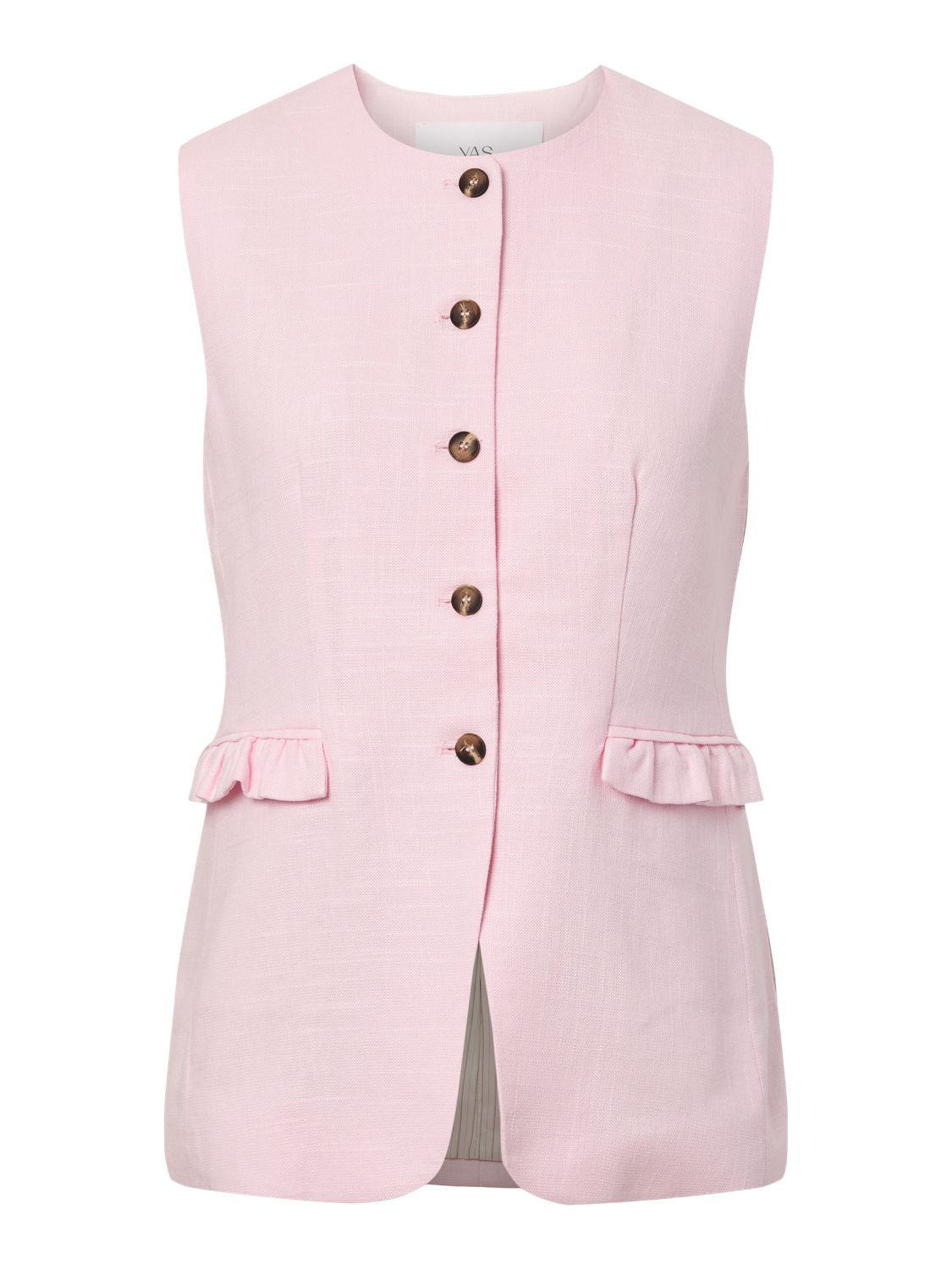 Yasagana Linen Blend Waistcoat S.