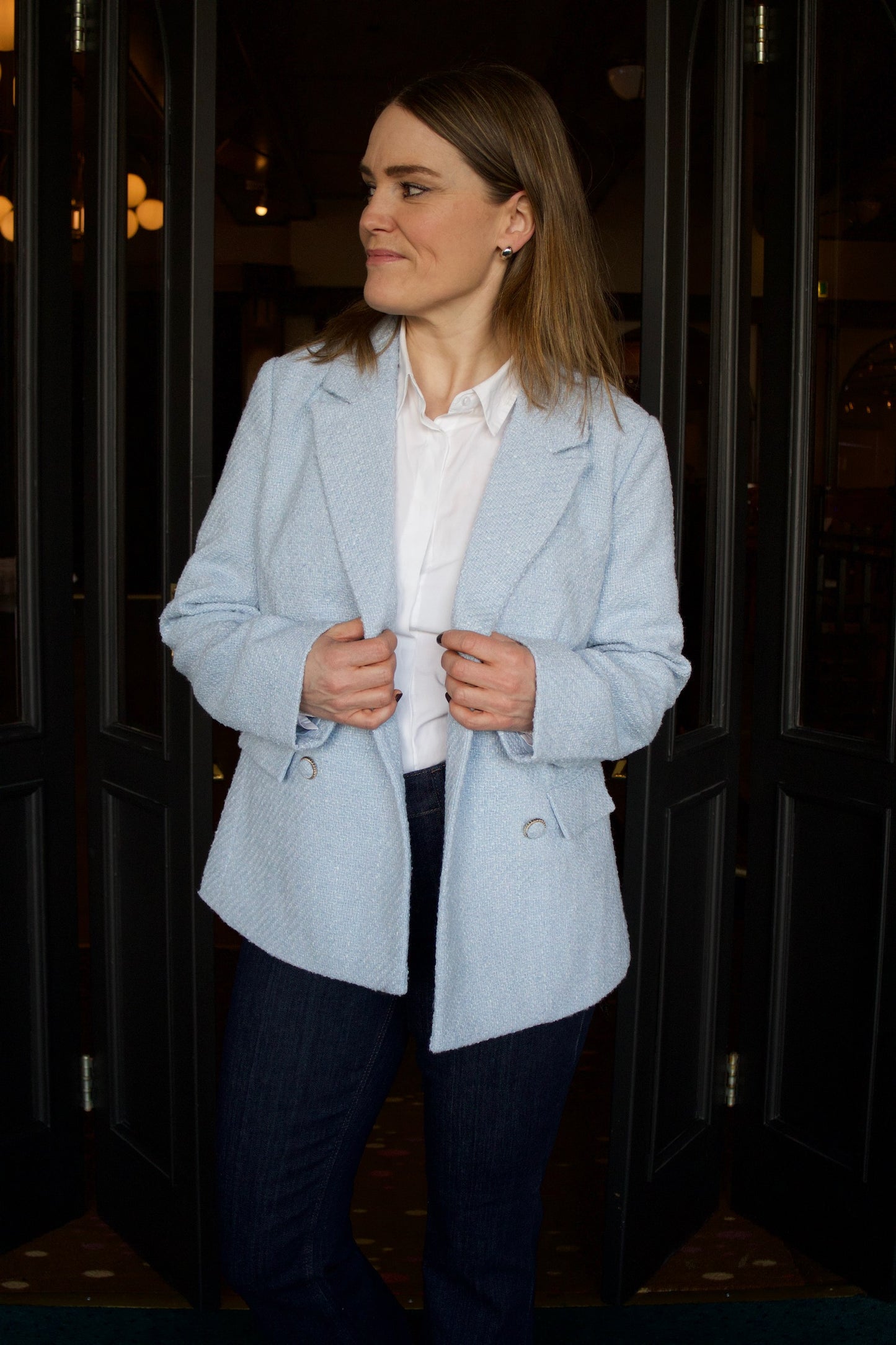 Yaspetra Ls Boucle Blazer Noos