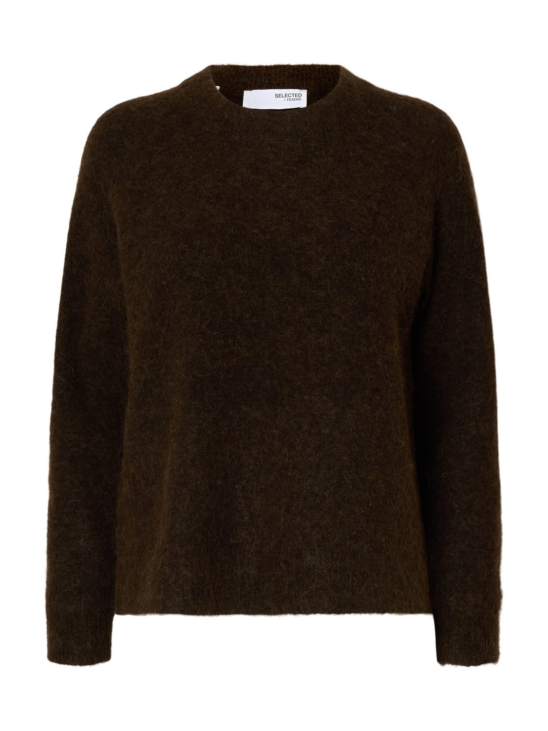 Slflulu Ls Knit O-Neck Noos