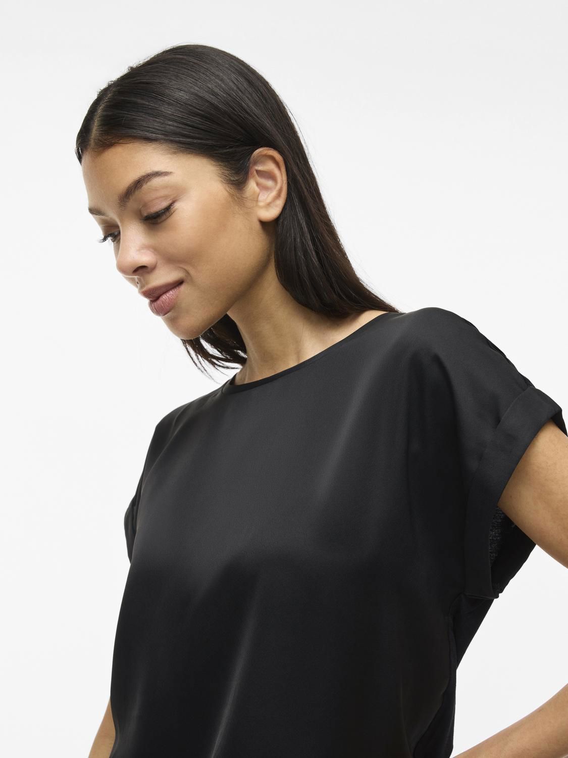 Viellette S/s Satin Top - Noos