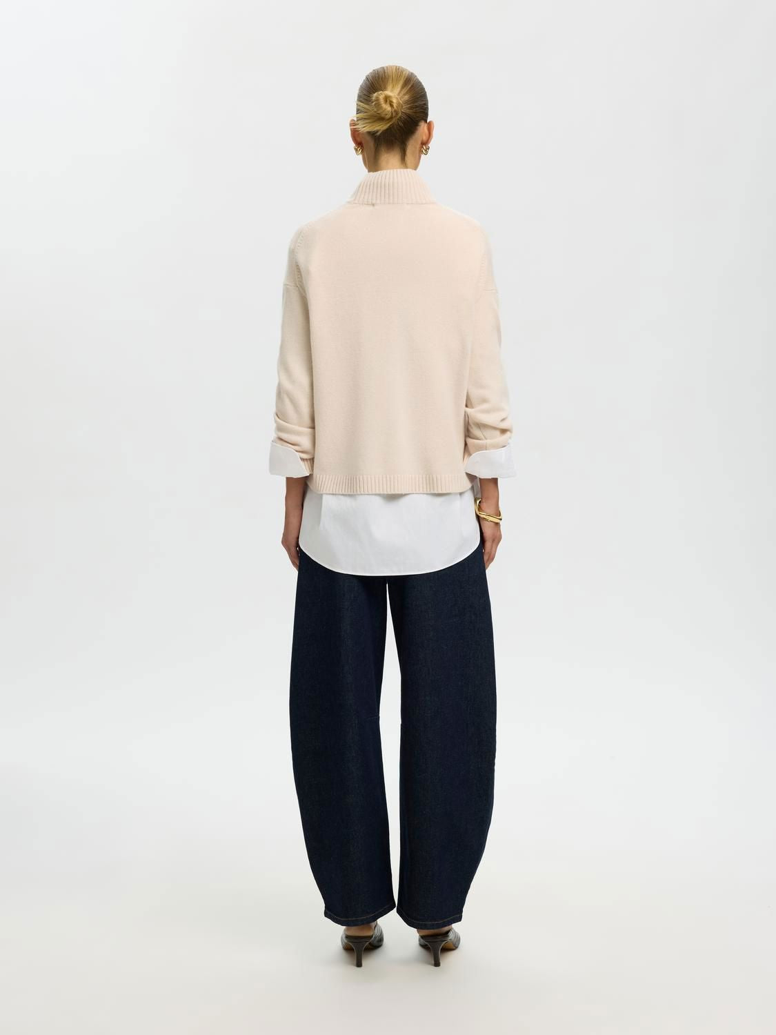 Slwcille Cashmere Blend High Neck Noos