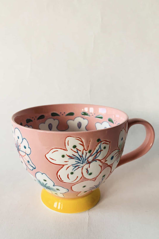 Keramikk krus Annika 9cm rosa