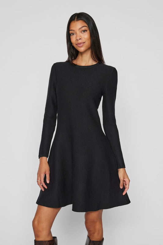 Visway L/s O-Neck Skater Knit Dress/1