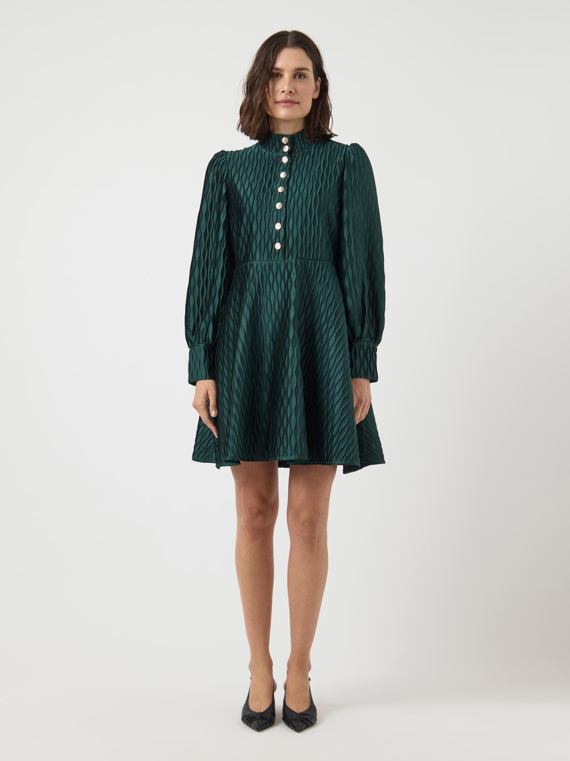 Yasripple Ls Dress S. Noos