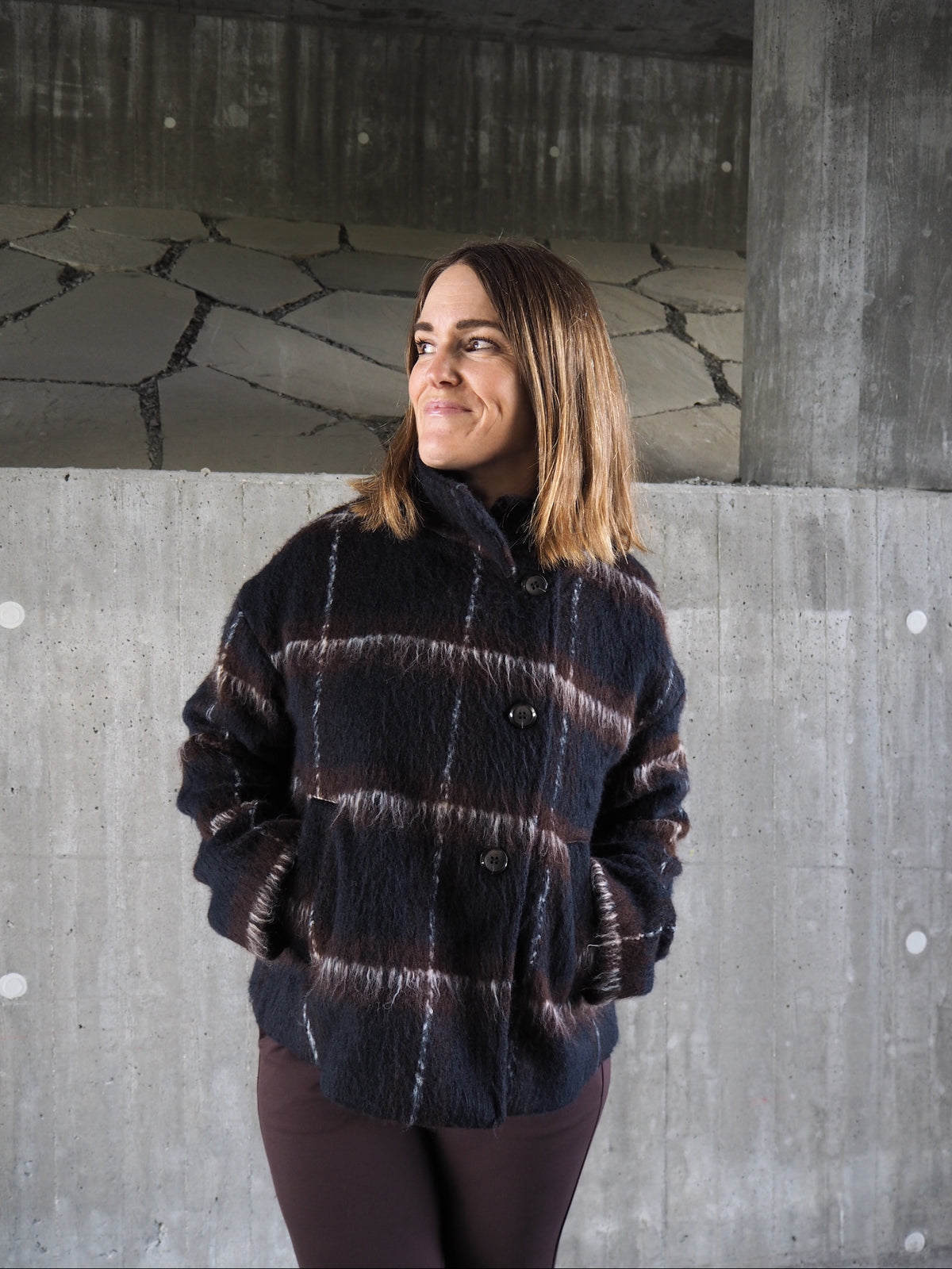 Vimelon L/s Check Jacket/bfs