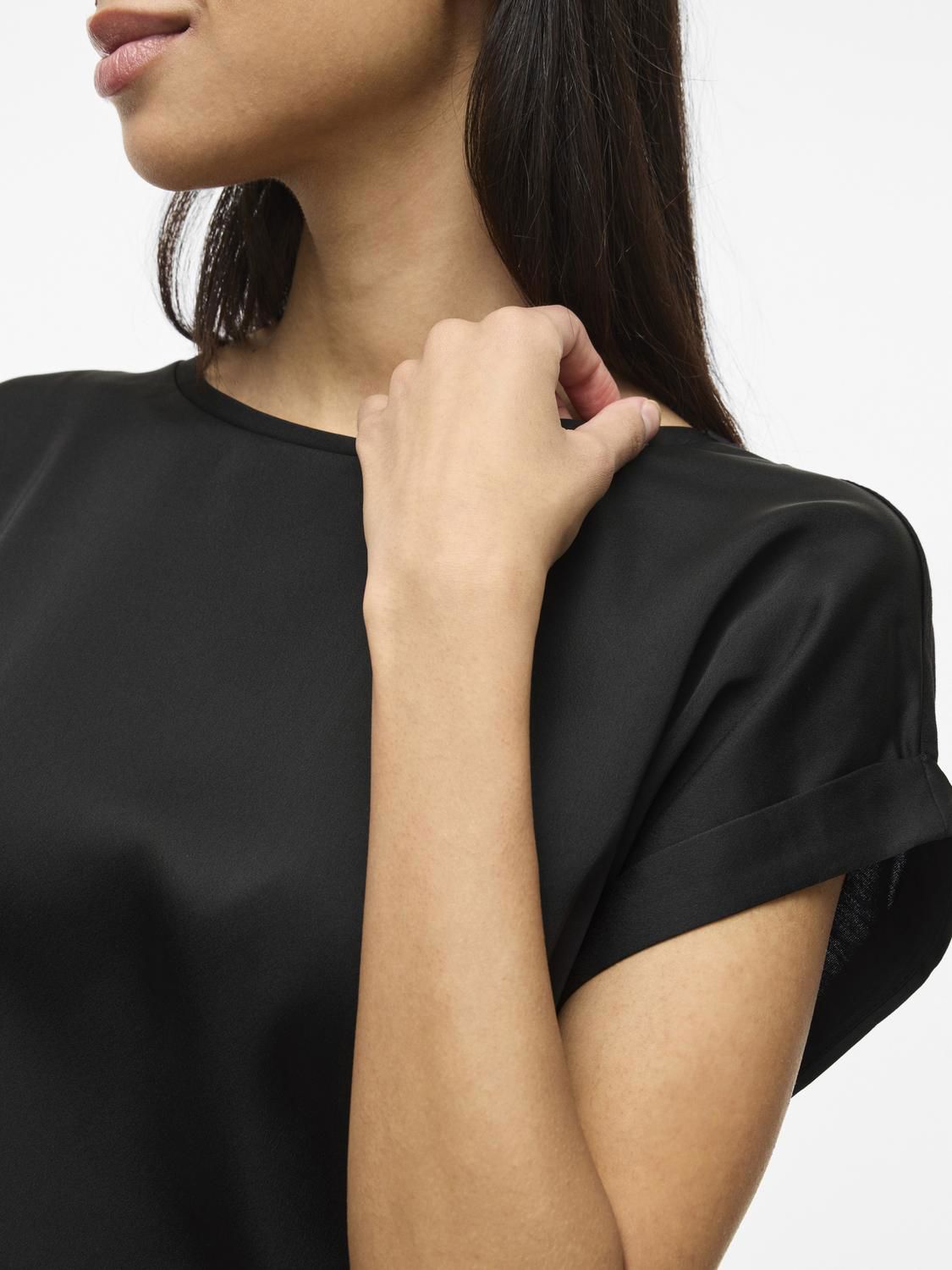 Viellette S/s Satin Top - Noos