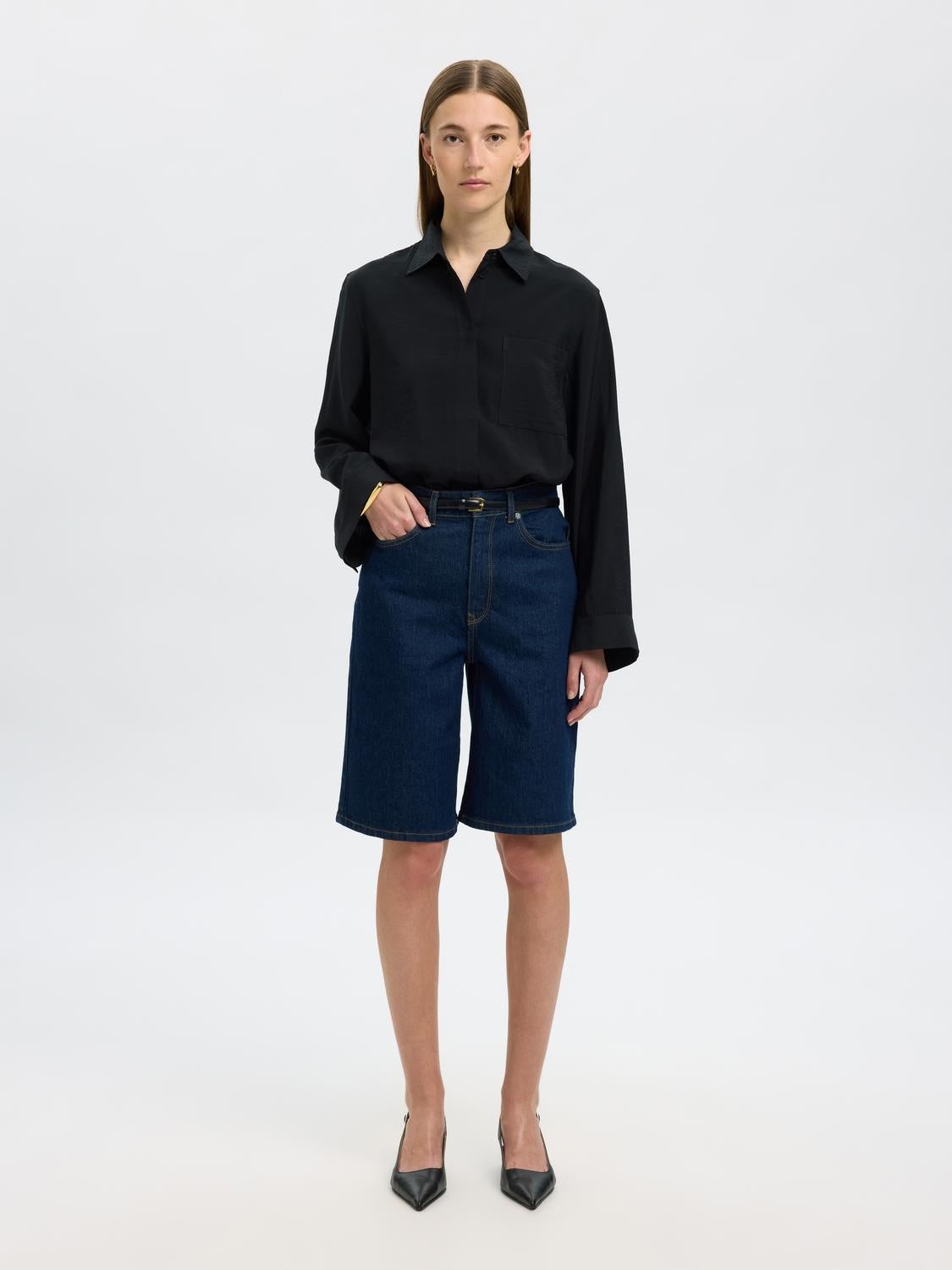 SLFAMARA LS RELAXED SHIRT
