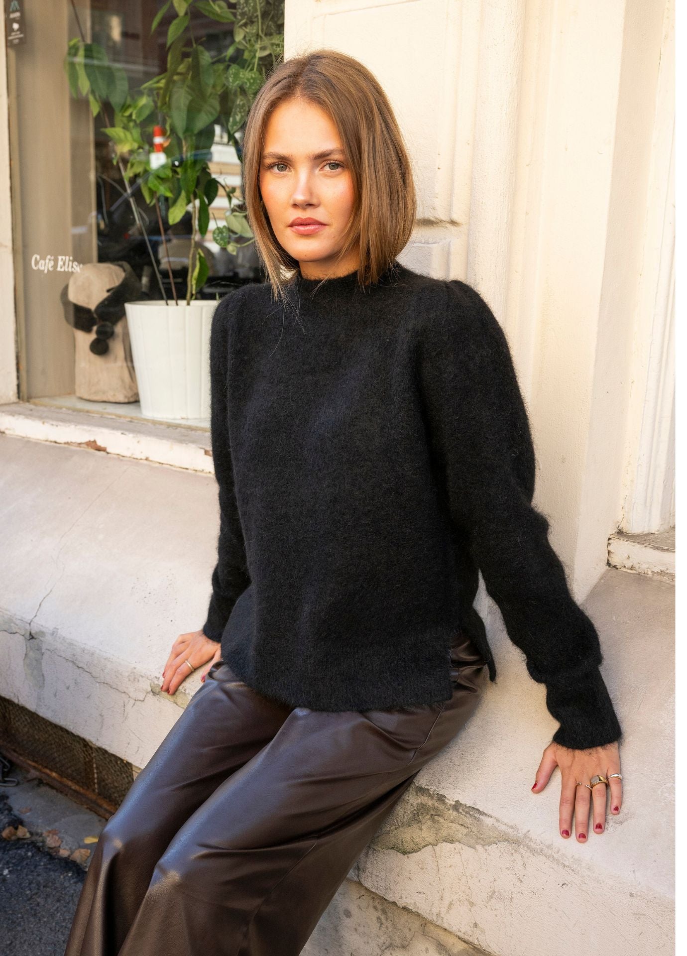Bella mohair sweater black
