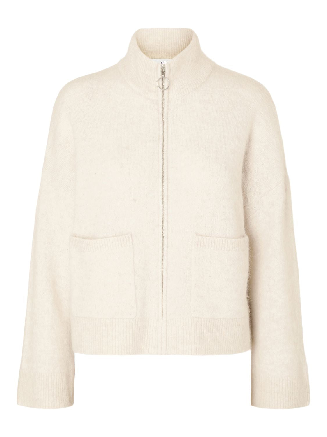 Slwsia Ras Ls Knit Zipper Cardigan Noos