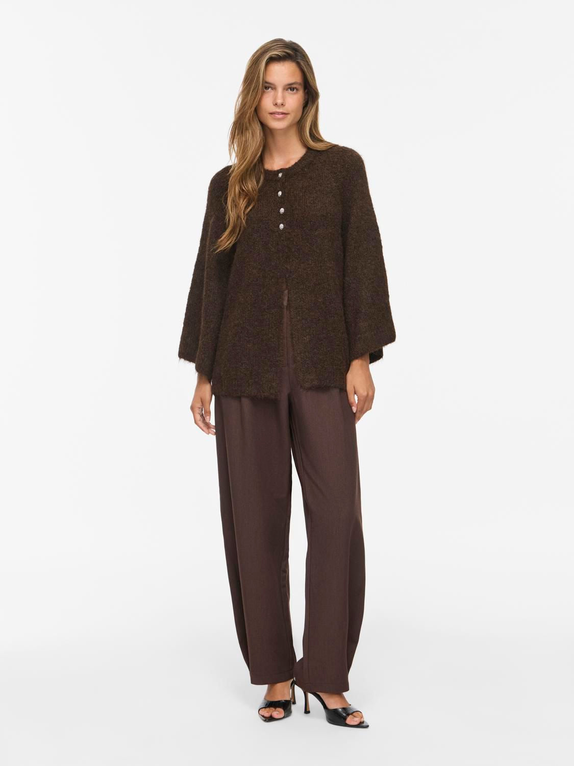 Vibows 3/4 Knit Cardigan/ln/1