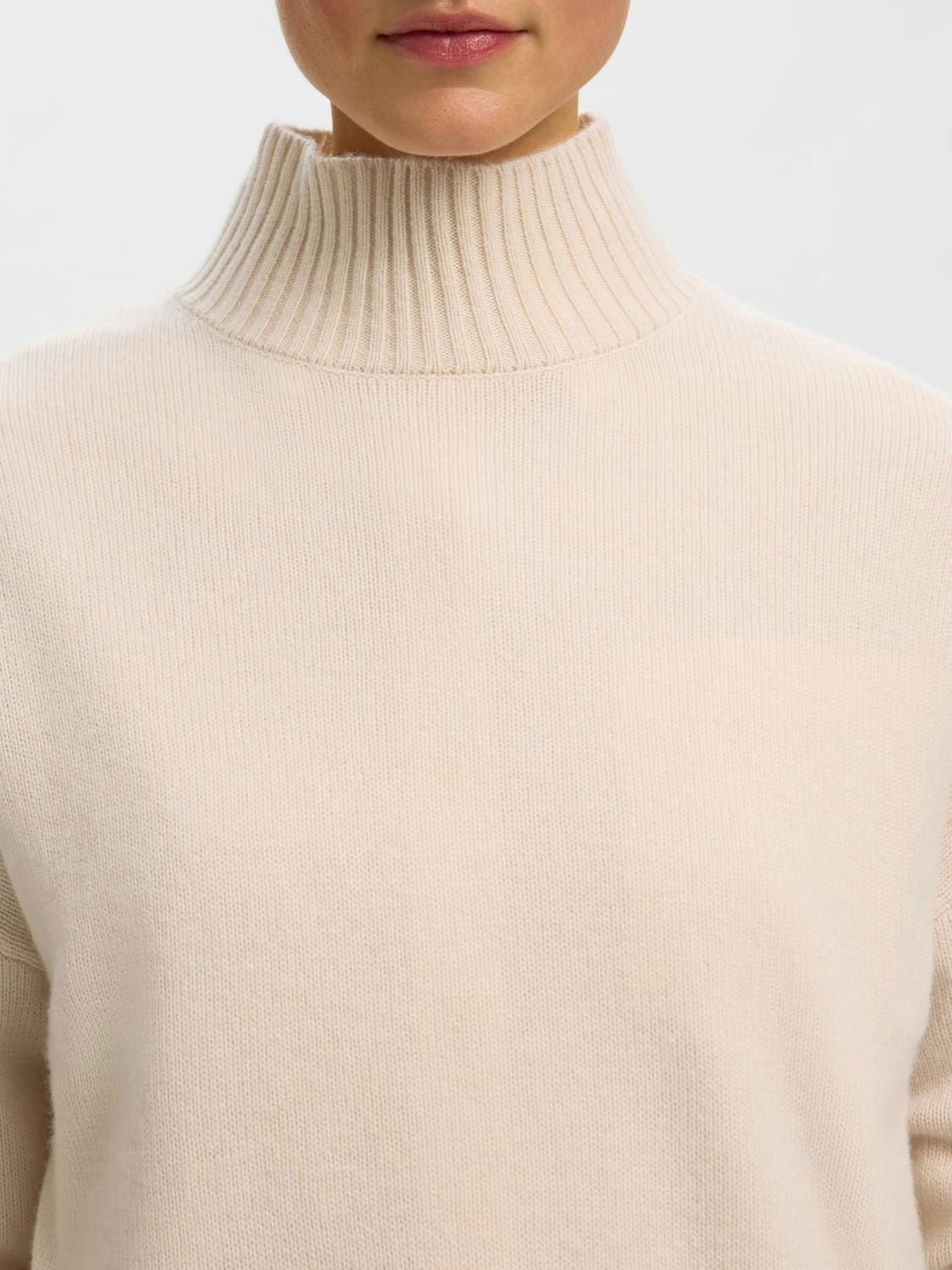 Slwcille Cashmere Blend High Neck Noos