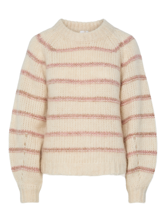 Yaschima Ls Wool Blend Knit Pullover