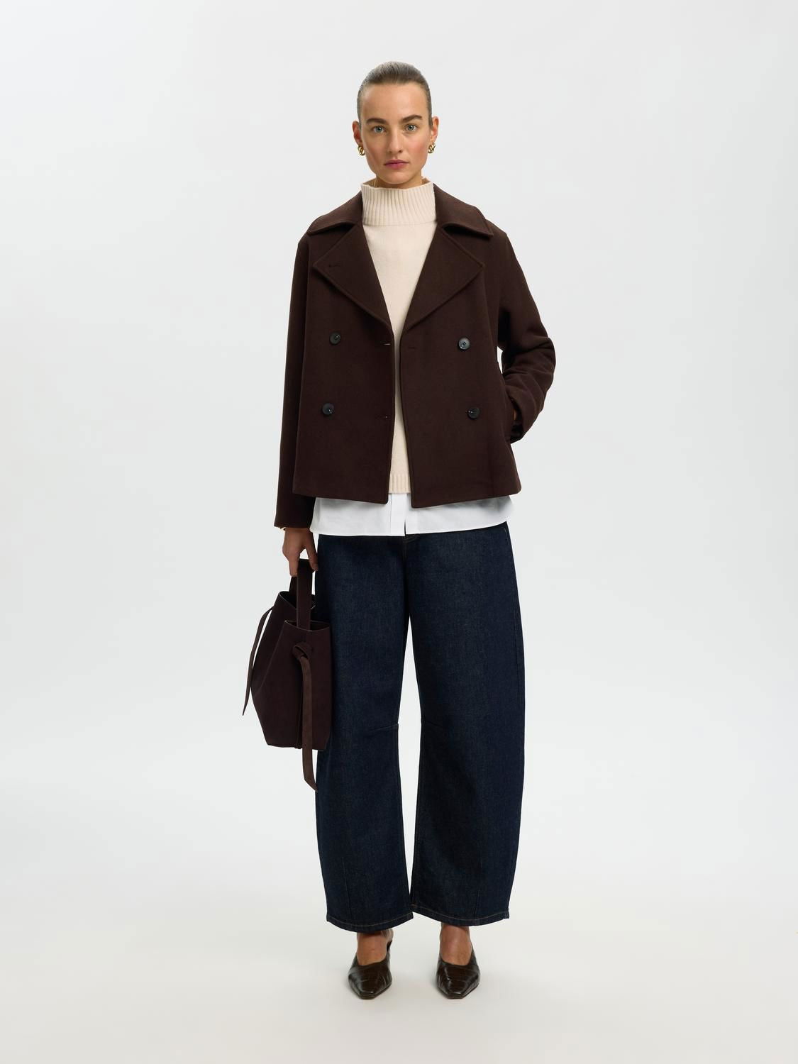 Slwcille Cashmere Blend High Neck Noos