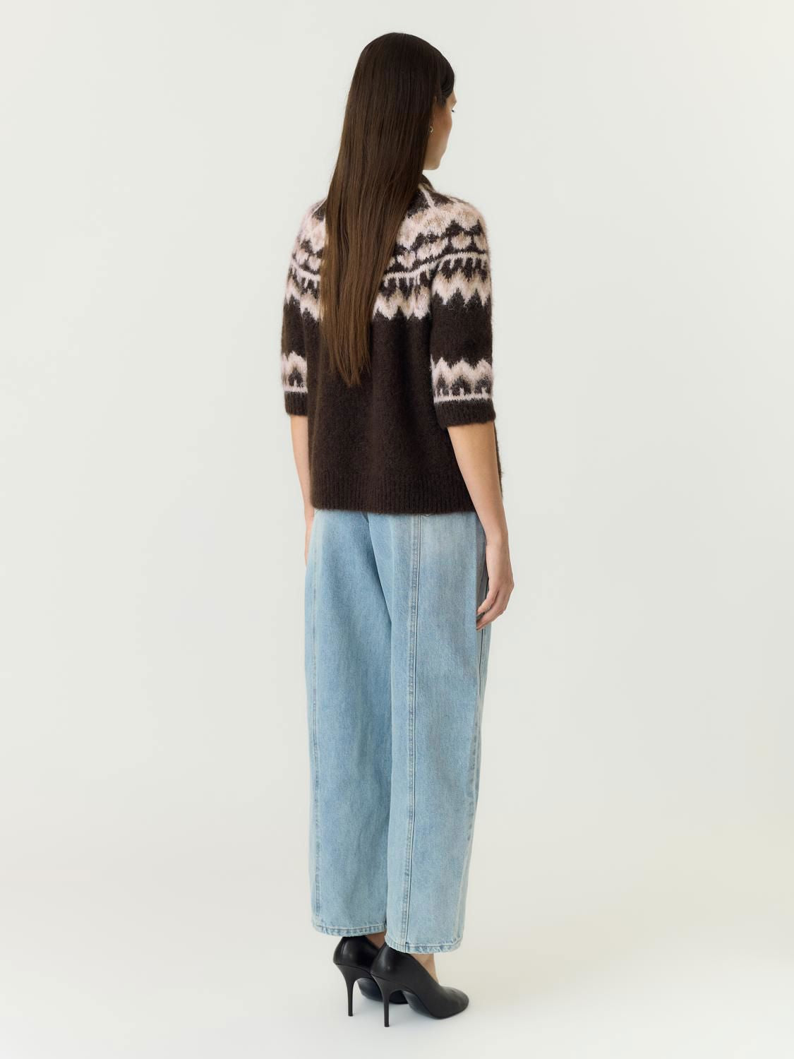 Yasdomina Ss Wool Blend Knit Pullover S.
