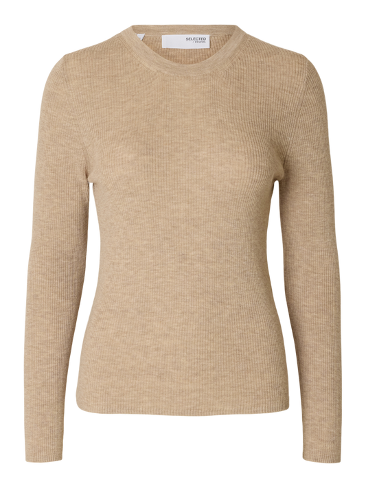 Ingrid ls knit lano o-neck