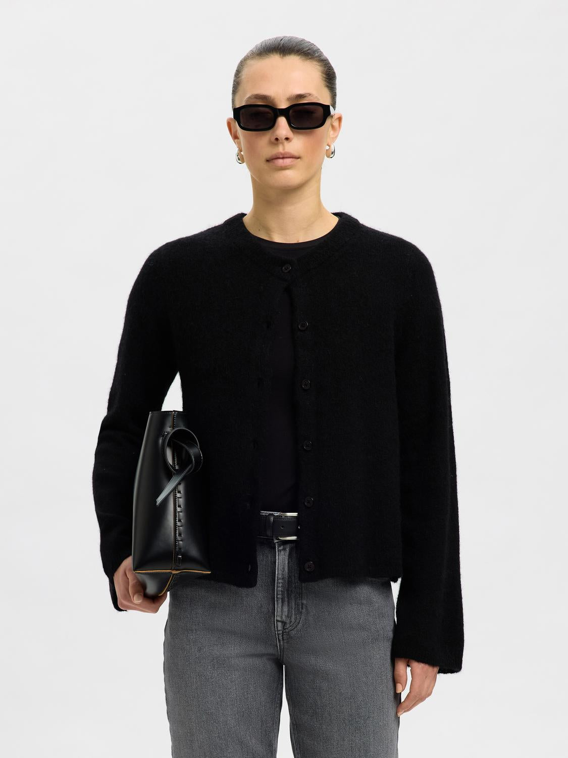 Slflulu New Ls Knit Cardigan Noos