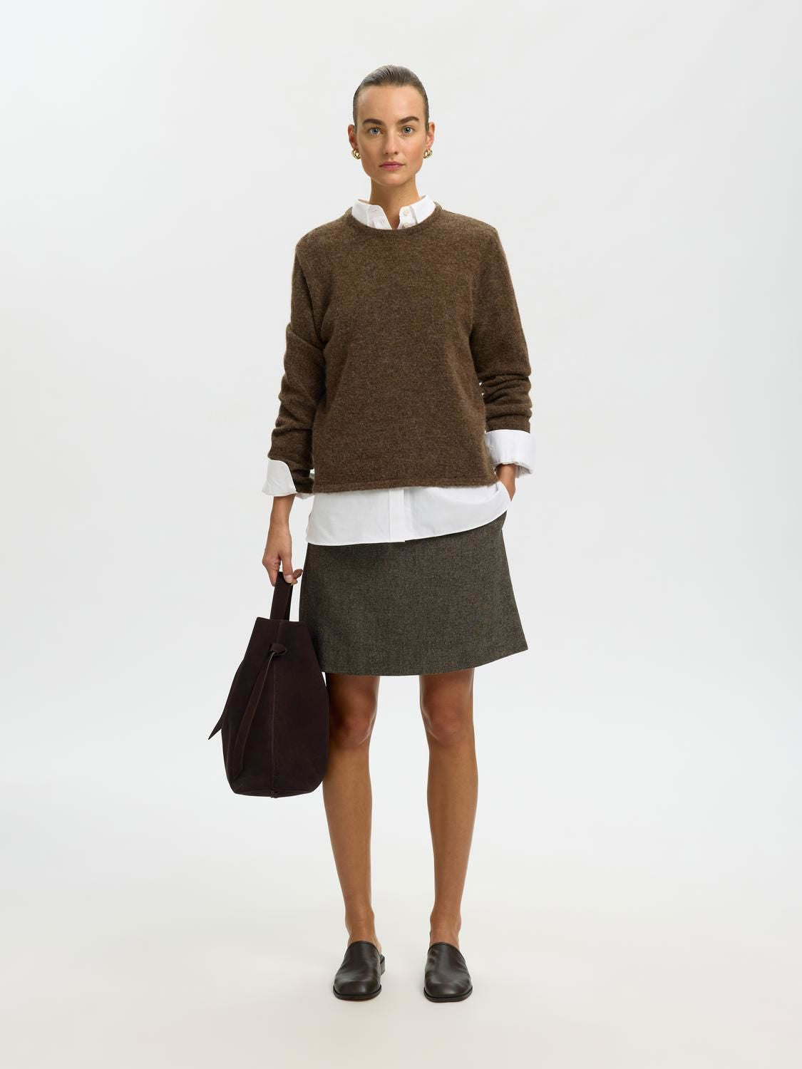 Slwlulu New Ls Knit O-Neck Noos