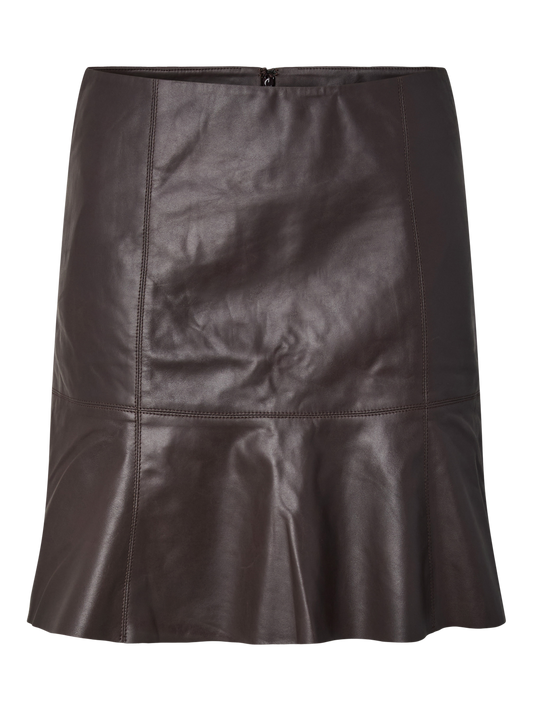 Yascolly Mw Naplon Leather Skirt Noos