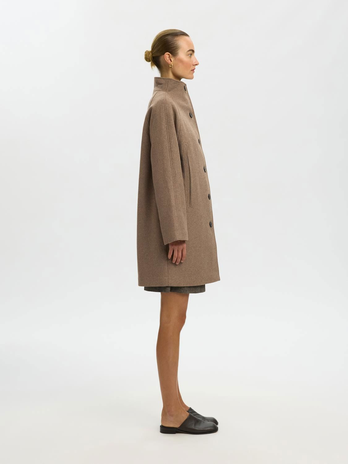 Slwzia-Vinni Wool Blend Coat Noos