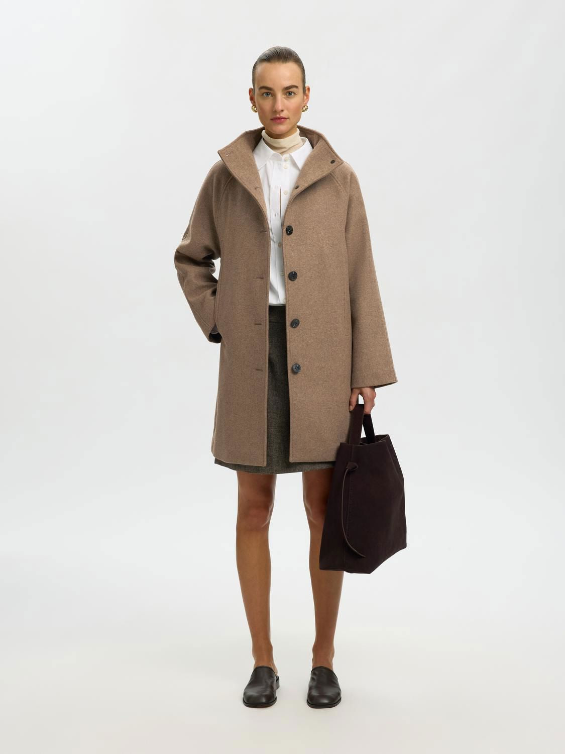 Slwzia-Vinni Wool Blend Coat Noos