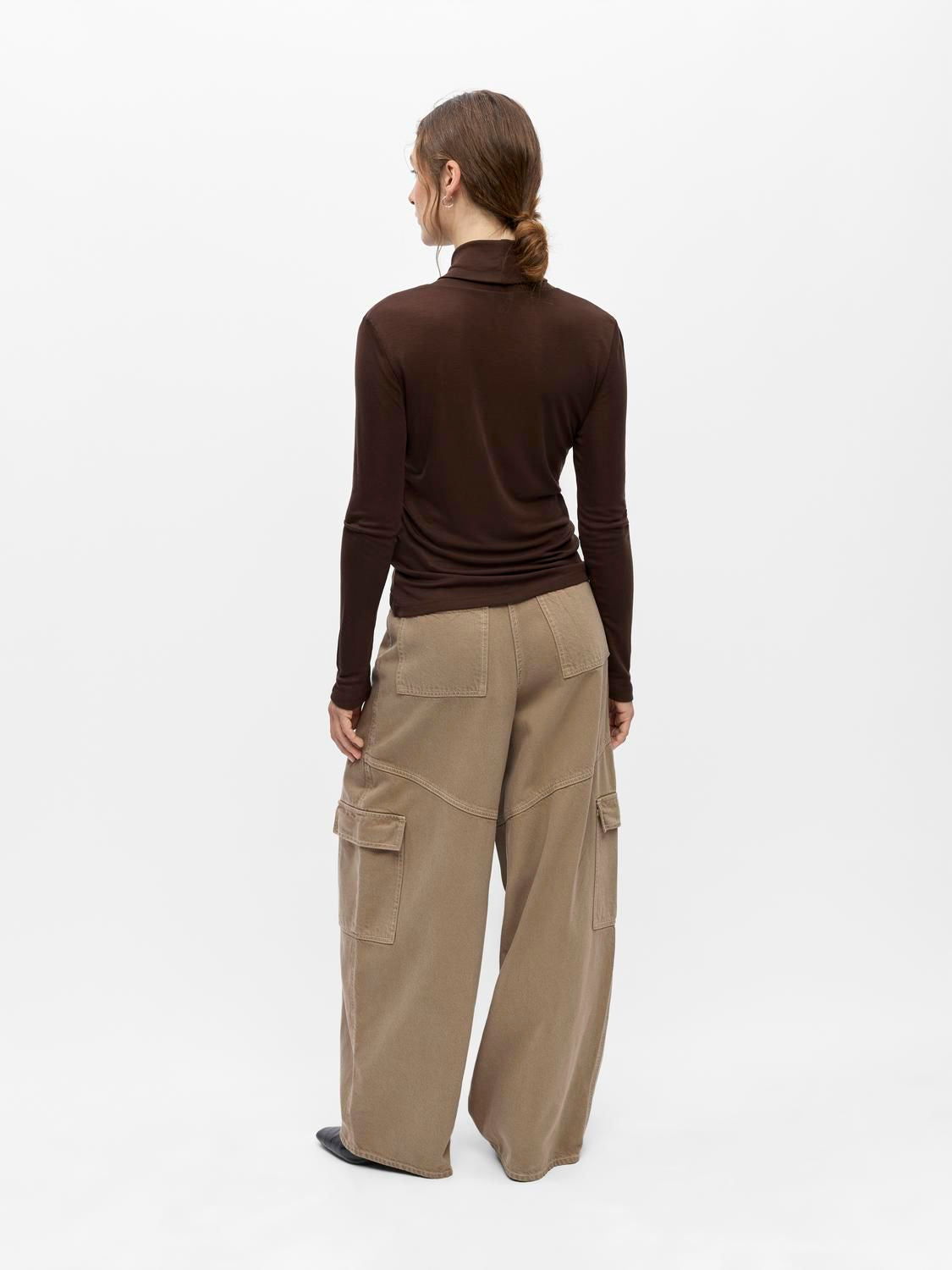 Objalma L/s Re Roll Neck Top Noos