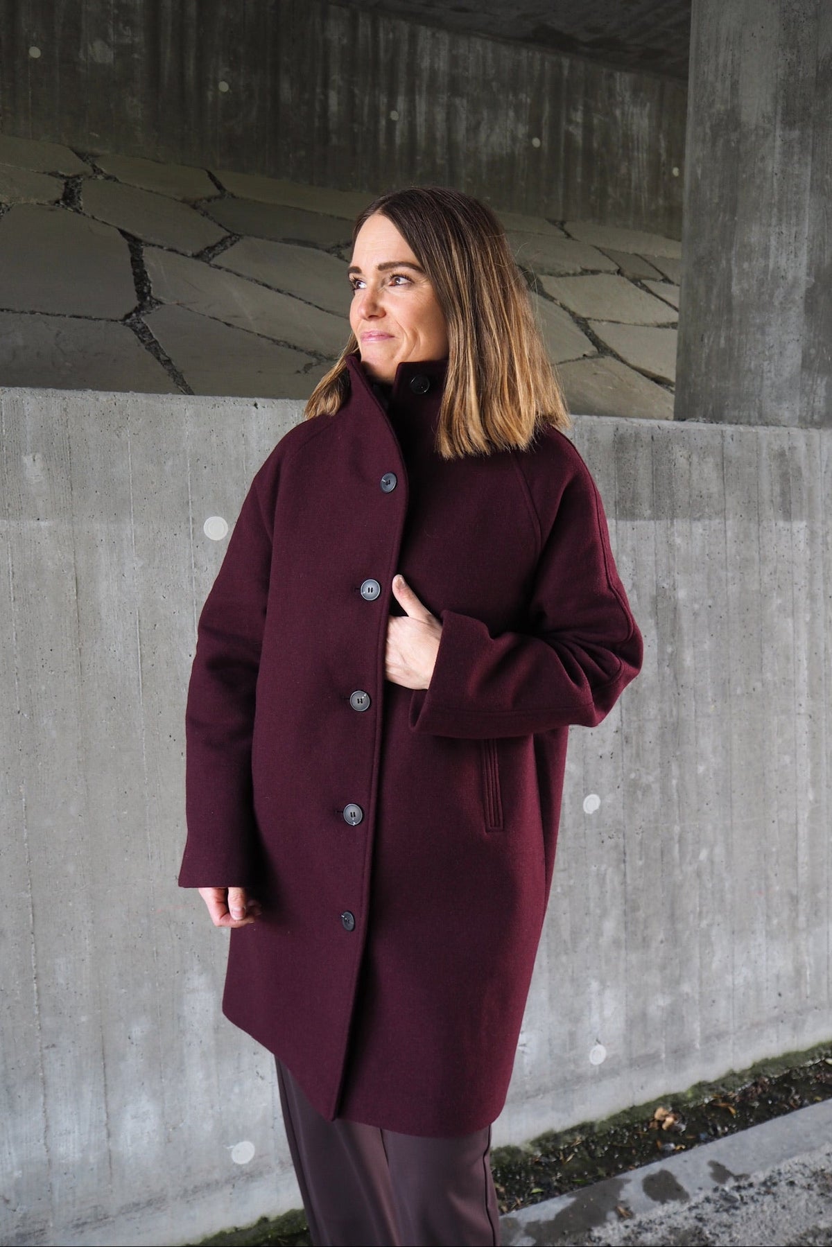 Slwzia-Vinni Wool Blend Coat Noos