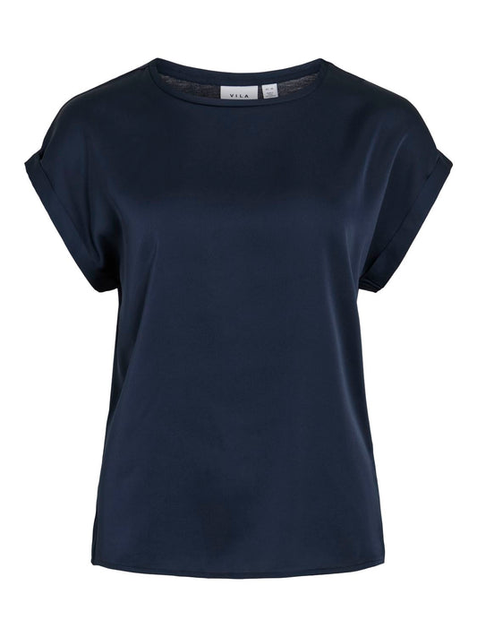 Viellette S/s Satin Top - Noos
