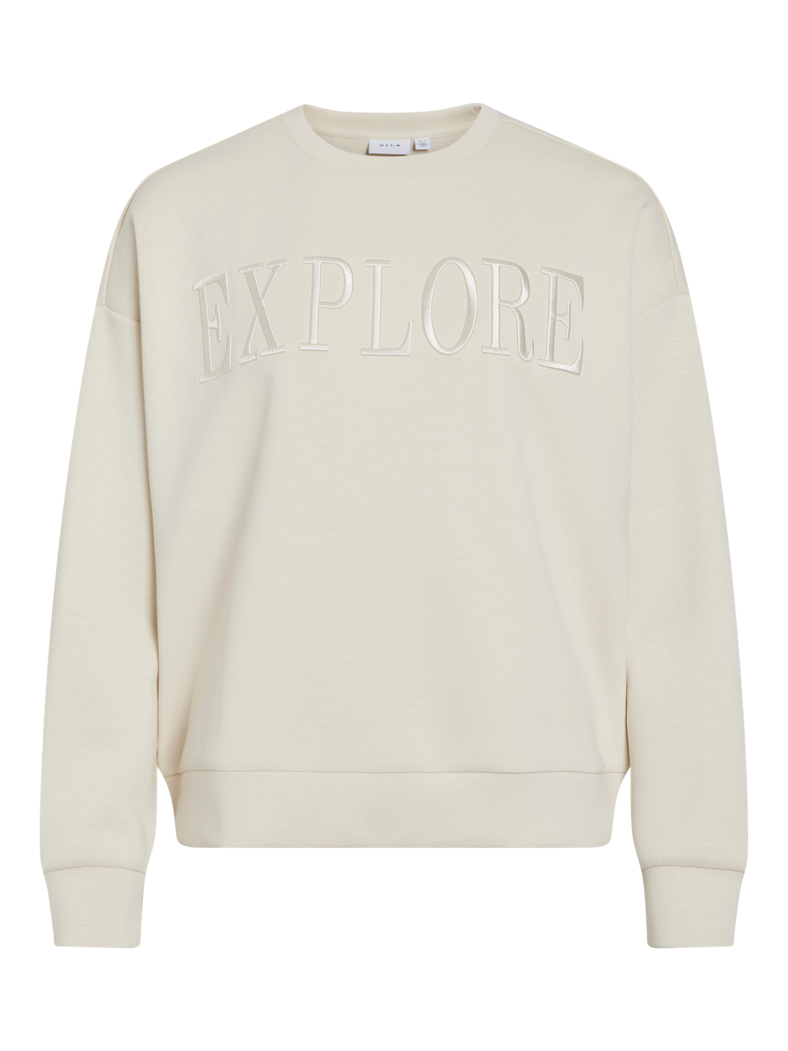 Reflect New EMB l/S Sweat top - Birch