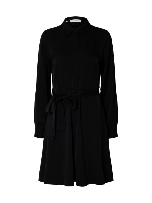 Slfpaola Regular Ls Short Shirt Dress B