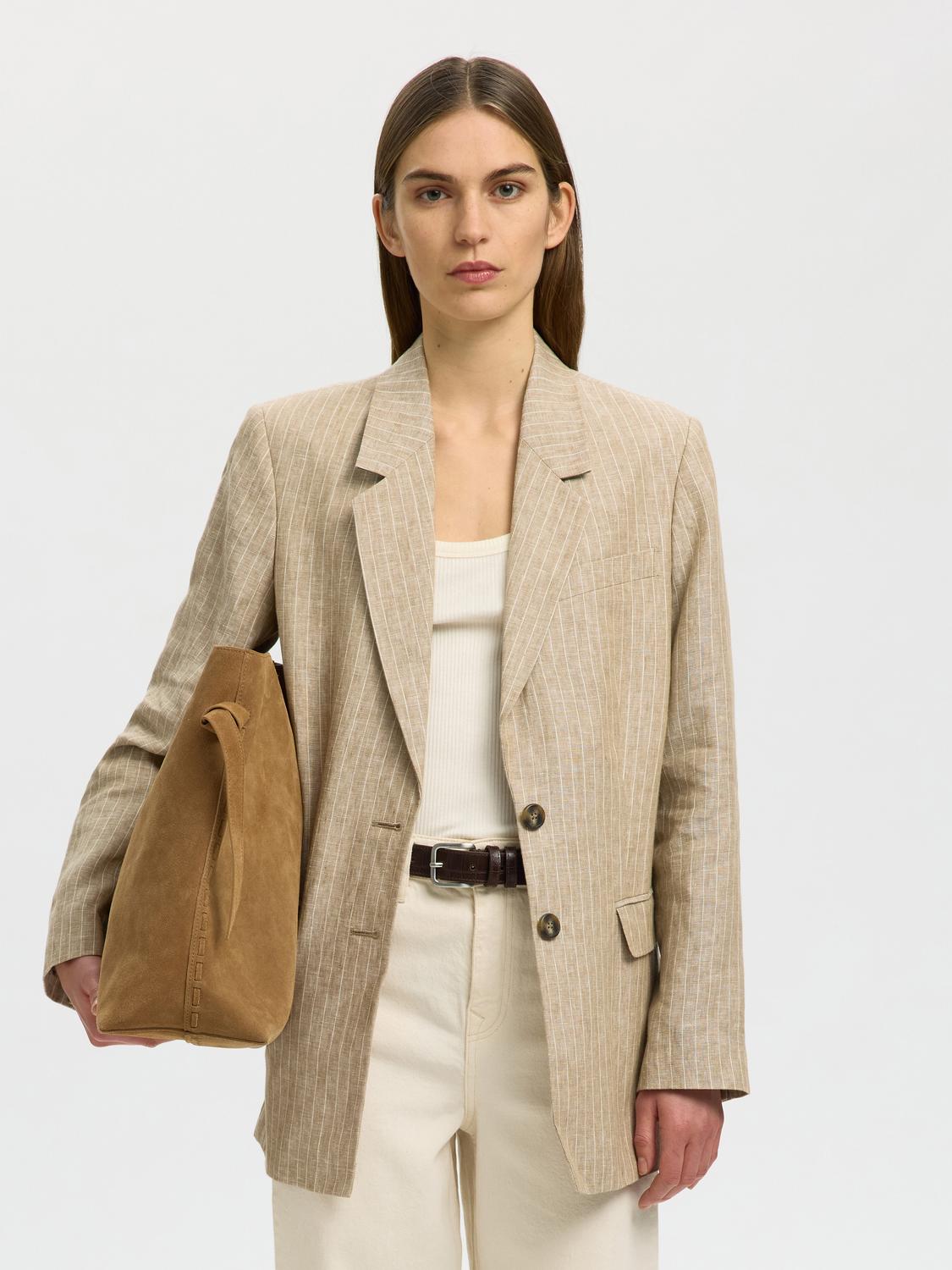 Slfstella Large Suede Bag