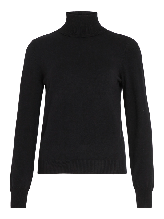 Vicomfy l/s roll-neck knit top