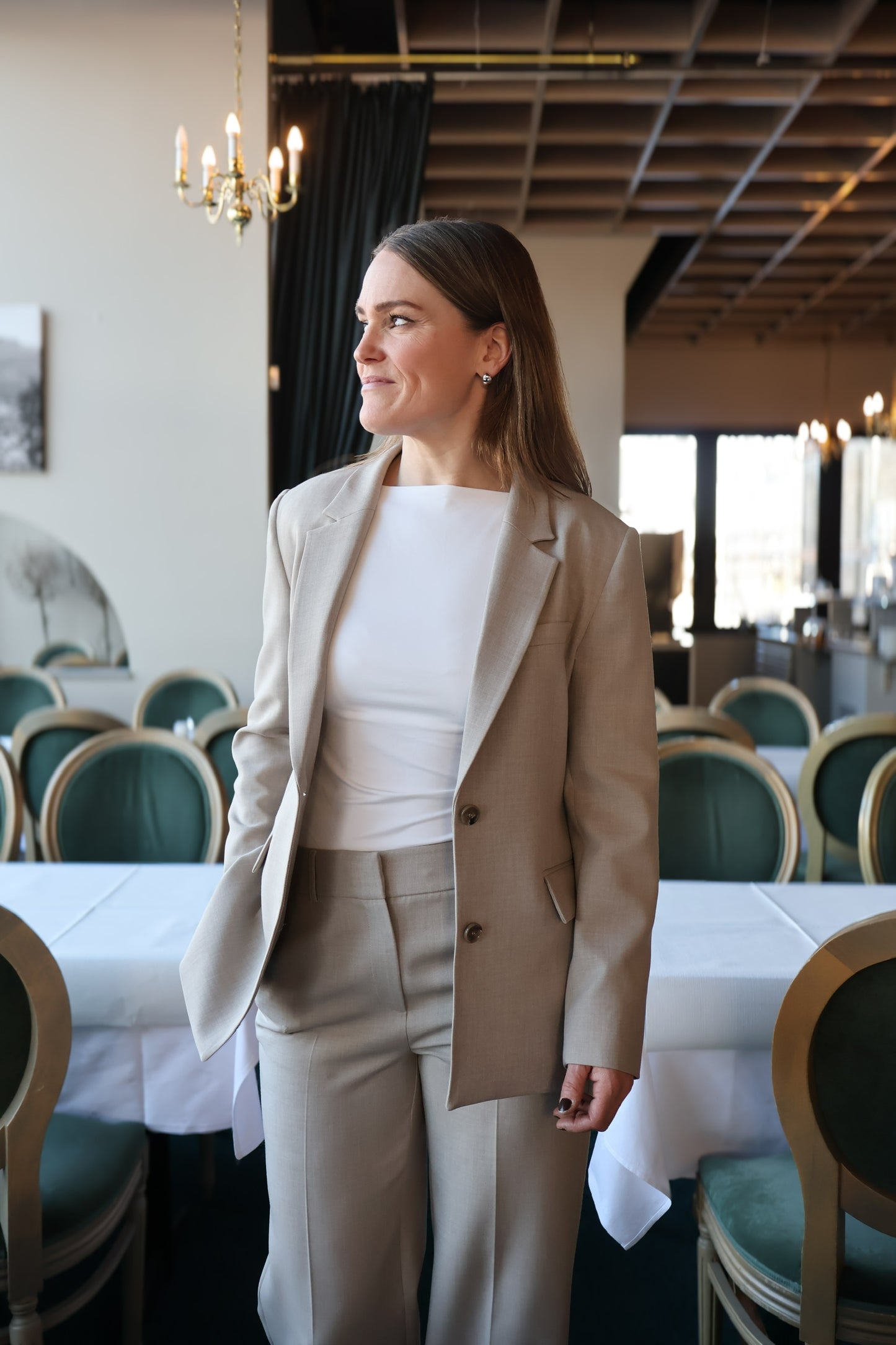 Slwrita Ls Classic Blazer Mel Noos