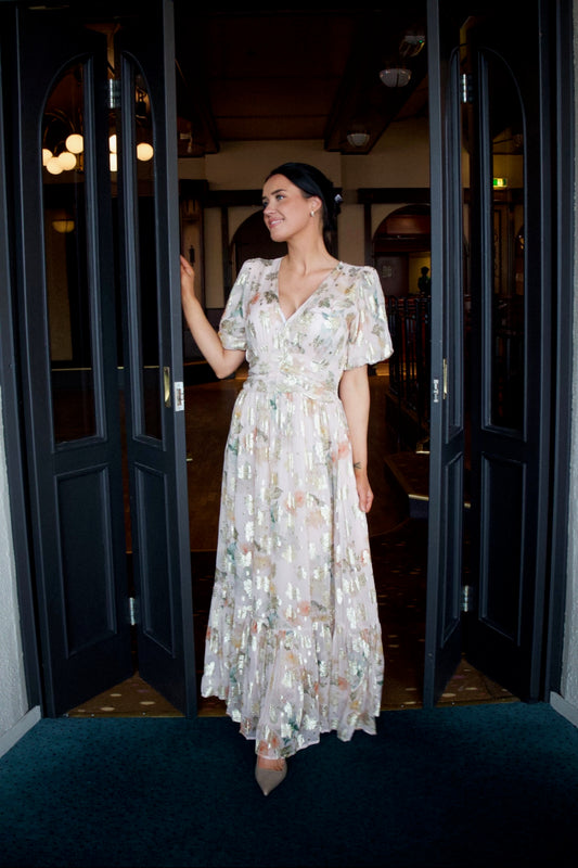 Leonora Dress Shimmering Garden