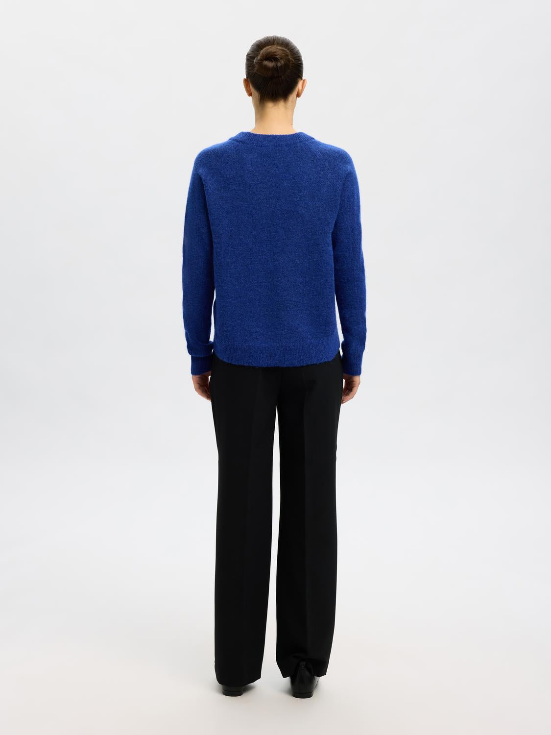 Slflulu ls knit o-neck