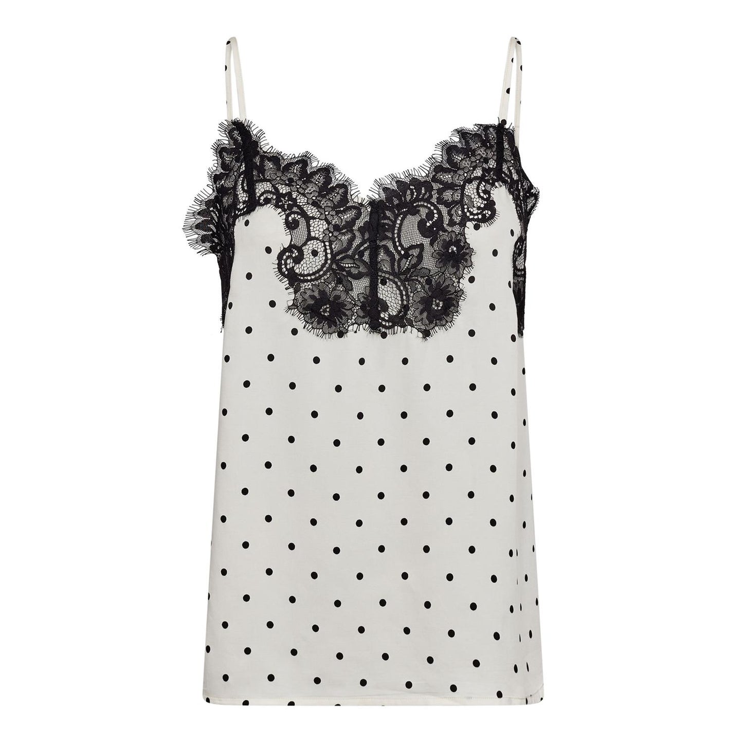 Amelicc Dot Lace Singlet